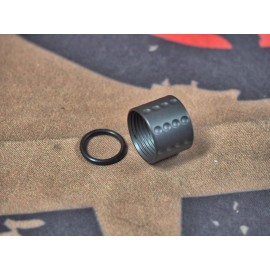 5KU Spots Knurled Thread Protector -14mm CCW (BK)