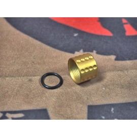5KU Spots Knurled Thread Protector -14mm CCW (Gold)