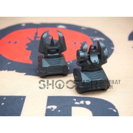 FMA F-AB Rear & Front sight set (BK)