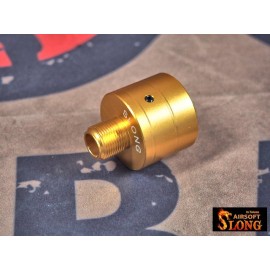 SLONG KSC MP9 Silencer Adaptor (14mm CCW-Gold)