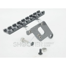 5KU Shooters Carbon Mount Base (Silver)