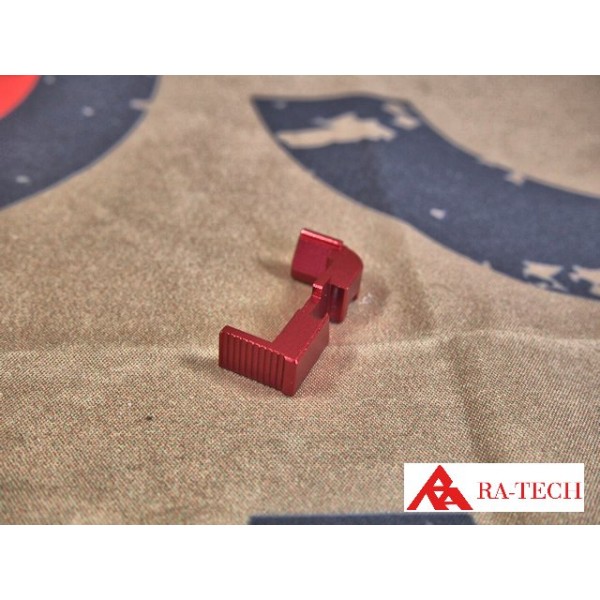 RA-TECH CNC Aluminum mag release for WE glock Gen4 (Red)