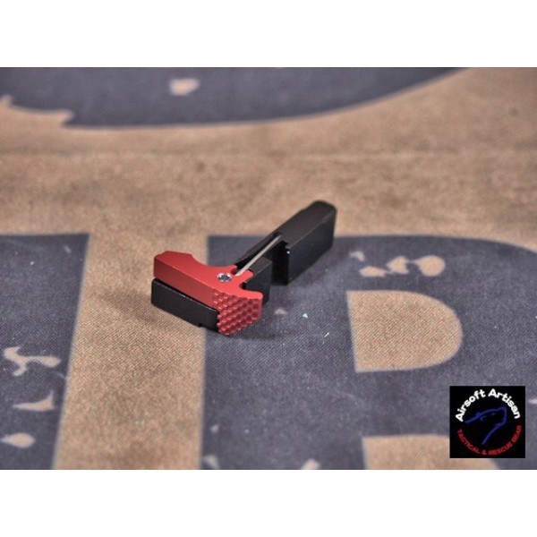 Airsoft Artisan Ambi Magazine Catch for Tokyo Marui / WE / VFC G Series GBB (RED)