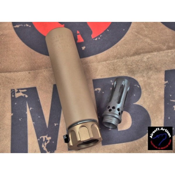 AIRSOFT ARTISAN SF STYLE 5.56 MUZZLE BRAKE W COMP FlashHider (DE)