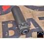 AIRSOFT ARTISAN SF STYLE MINI MUZZLE BRAKE + 4 PRONG FLASH HIDER (BK)