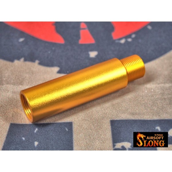 SLONG Aluminum extension M4 outer barrel (57mm -Golden)