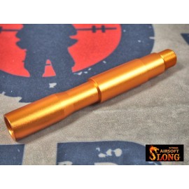 SLONG Aluminum extension M4 front outer barrel (117mm-Orange Copper)