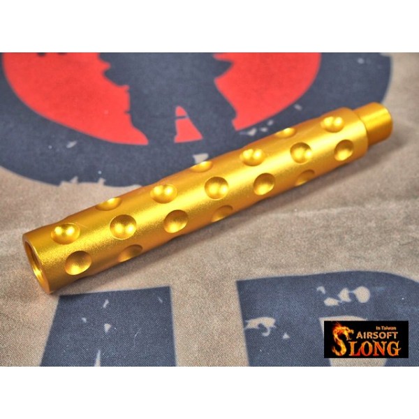 SLONG Aluminum extension M4 outer barrel Type A (117mm-Golden)