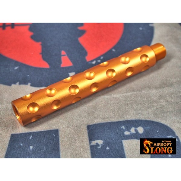 SLONG Aluminum extension M4 outer barrel Type A (117mm-Orange Copper)