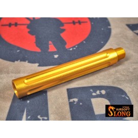 SLONG Aluminum extension M4 outer barrel Type C (117mm-Golden)