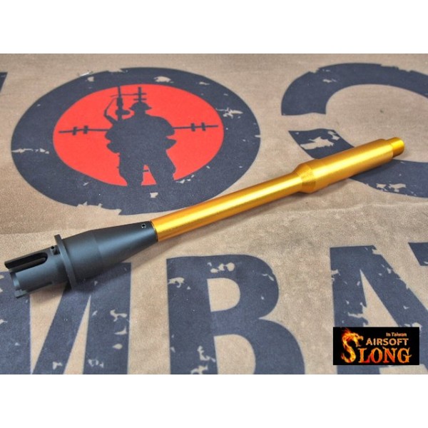 SLONG Aluminum M4 CQB outer barrel  (Golden)