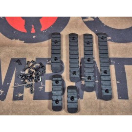 MP KeyMod & M-LOK Polymer Rail Set (BK)