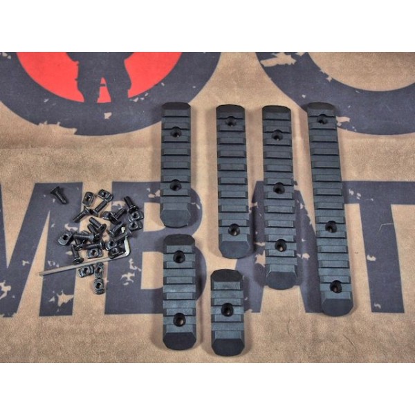 MP KeyMod & M-LOK Polymer Rail Set (BK)