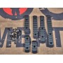 MP KeyMod & M-LOK Polymer Rail Set (BK)