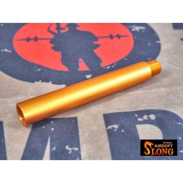 SLONG Aluminum extension M4 outer barrel (117mm-Orange Copper)