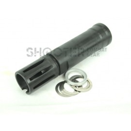 Apple Airsoft Steel Extend 18 style Flash Hider