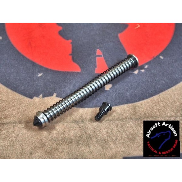 AIRSOFT ARTISAN MODULAR STAINLESS RECOIL SPRING GUIDE FOR G17 GBB (BLACK)
