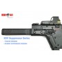 ANGRY GUN KSV Suppressor for Krytac Kriss Vector AEG /GBB(8 Inch-DUMMY VER.)