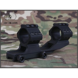 BD 25.4mm One Piece Cantilever Scope Mount (25mm- BK)
