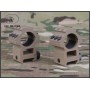 BD 25.4mm Scope Mount 2pcs set 1rail+1rail style (DE)