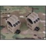 BD 25.4mm Scope Mount 2pcs set 1rail+1rail style (DE)