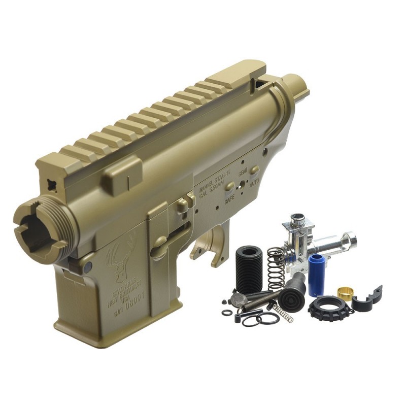 MADBULL M4 Metal Body Ver.2 w/ Self Retaining Pins (Stag Arms, FDE)