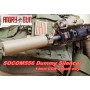 ANGRY GUN SOCOM556 DUMMY SILENCER W/ FLASH HIDER(14CCW) - DE