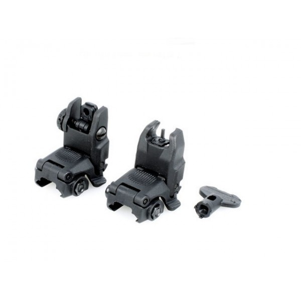 FMA FBUS Gen2 Foldable Sight Set (BK)