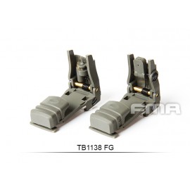 FMA MFT Back Up Polymer Flip Up Sight Set (FG)