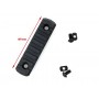 TMC M-LOCK Nylon 7 Picatinny Rail Sections ( 4pcs-Black )