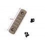TMC M-LOCK Nylon 7 Picatinny Rail Sections (4pcs- CB )
