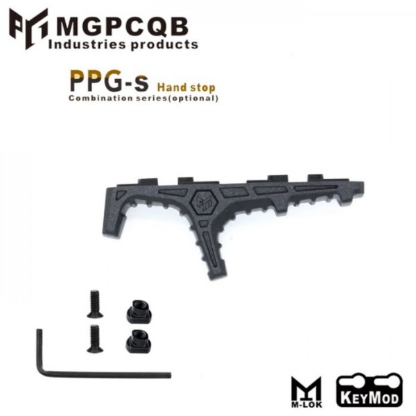 PPG-S HandStop For Keymod & M-Lok (Long-BK)