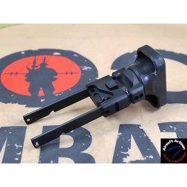 AIRSOFT ARTISAN CNC Retractable Stock For KSC/KWA MP9/TP9 (BK)