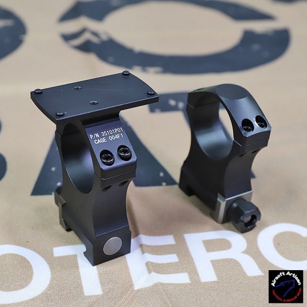 AIRSOFT ARTISAN NF STYLE 30MM MOUNT WITH MICRO REFLEX SIGHT MOUNT