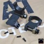 AIRSOFT ARTISAN NF STYLE 30MM MOUNT WITH MICRO REFLEX SIGHT MOUNT