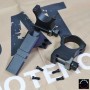 AIRSOFT ARTISAN NF STYLE 30MM MOUNT WITH TACTICAL RING RAIL