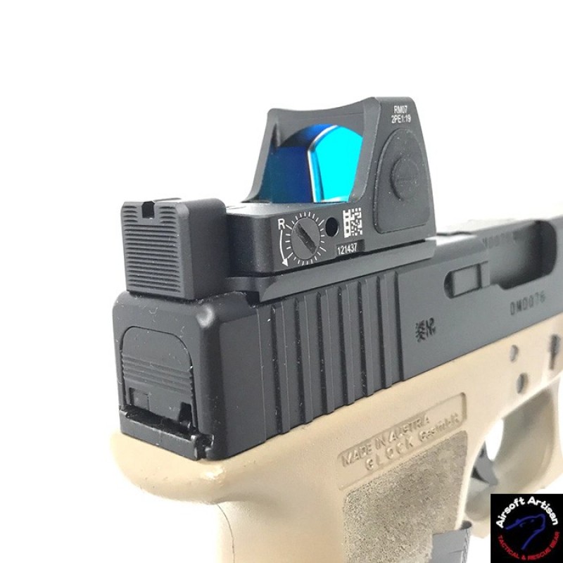& ON/OFF 2xMount CNC Construction Airsoft RMR Dot sight BLK For G17,18,34 