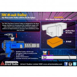 Airtech Studios TDC Top-Down-Centre Trolley with M-nub (For R-Hop) for Maxx Hopup Chamber Series All Gens