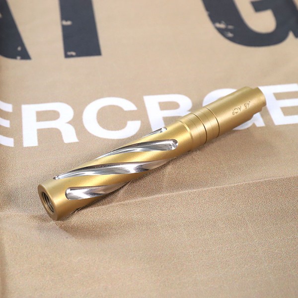 5KU Tornado 5 Inch Stainless Outer Barrel For TM Hi-Capa (Gold) (M11 CW)