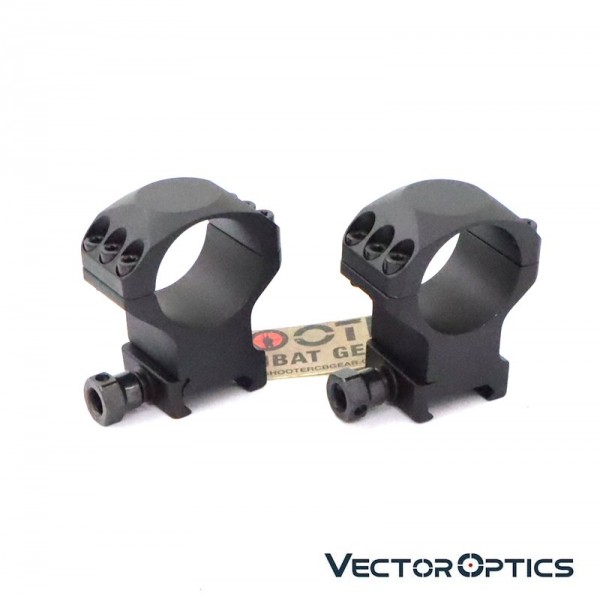 VECTOR OPTICS 30mm X-Accu 1.25" Medium Profile Picatinny Scope Rings