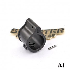 BJTAC G Style MIM Stainless Steel Gas Block for Airsoft ( Black)