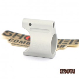 IRON AIRSOFT 625 low profile gas block (Silver)