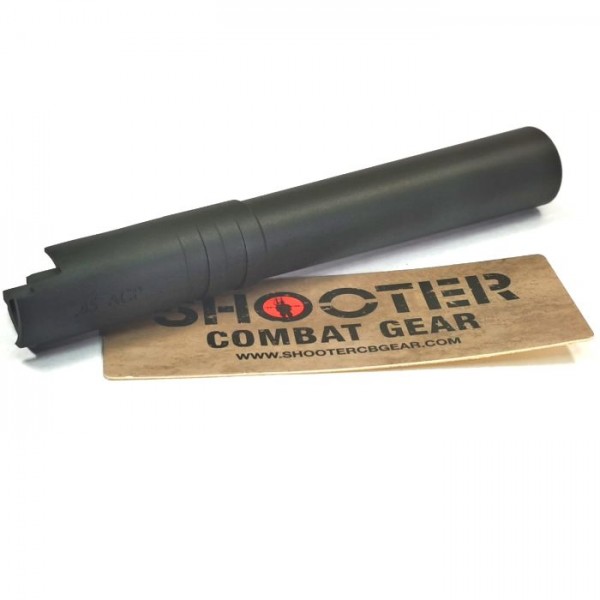 5KU 5 Inch Stainless Outer Barrel For TM Hi-Capa (Black) 