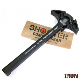 IRON AIRSOFT G-style charging handle for Marui MWS GBB (Black)