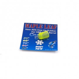 (60° ) Maple Leaf Cold Shot Silicone AEG Hop Up Rubber For GBB Inner Barrel