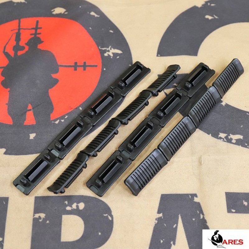Ares Plastic M Lok Rail Cover Set Black