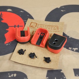 PTS Enhanced Pistol ShockplateT - Hi-Capa (3PCS-RED)