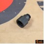 SLONG Aluminum Muzzle Adapter W/Thread Protector for WE GBB (Type X - BK )+11 to -14mm)