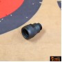 SLONG Aluminum Muzzle Adapter W/Thread Protector for WE GBB (Type B -BK)+11 to -14mm)