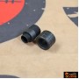 SLONG Aluminum Muzzle Adapter W/Thread Protector for WE GBB (Type D- BK )+11 to -14mm)